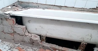 Демонтаж ванной комнаты в Подольске - стоимость работ от 831 руб. | Сварной-Пдл